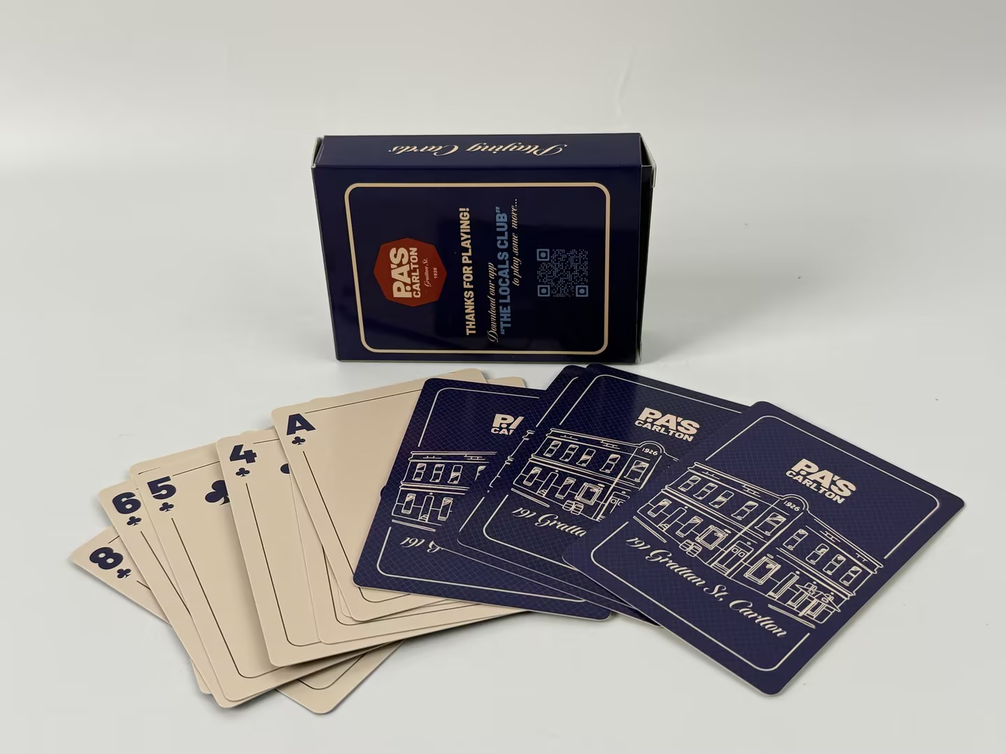 Jinayon Creates 1,000 Custom Playing Card Sets for Australian Restaurant Brand Prince Alfred Carlton