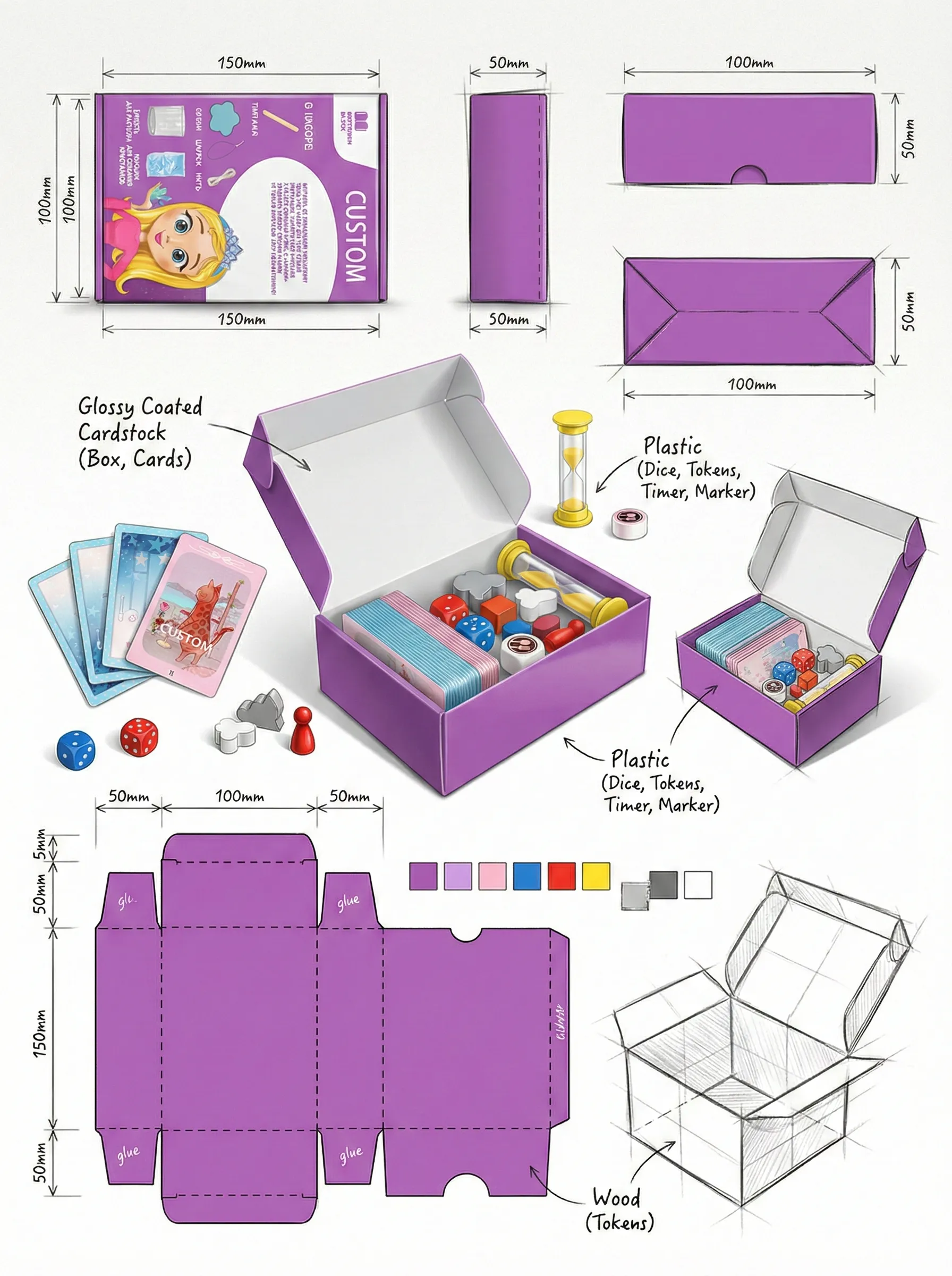 Princess Educational Game Set - Concept