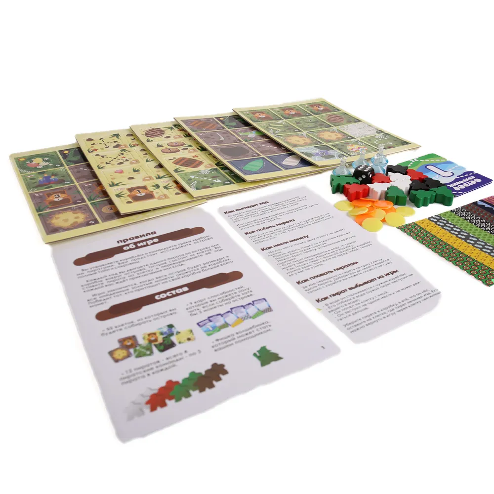 Pirate Island Adventure Strategy Board Game