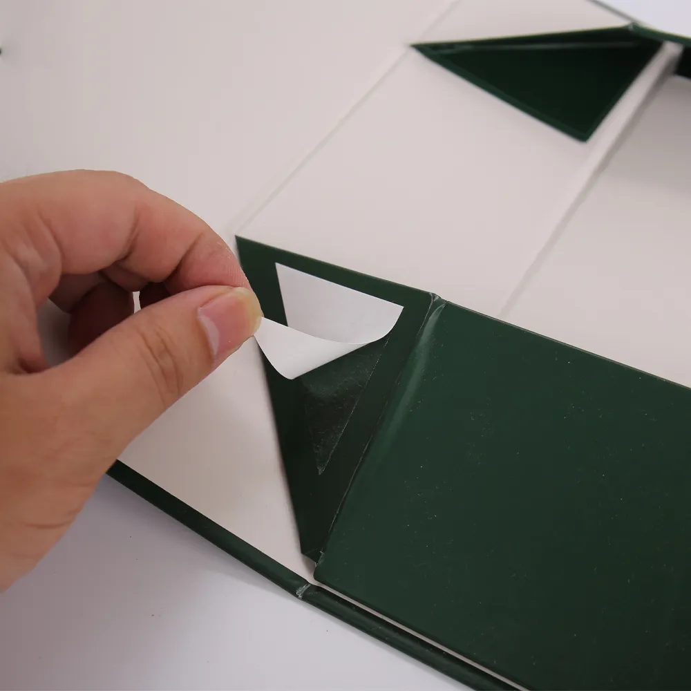 Dark Green Collapsible Magnetic Rigid Gift Box