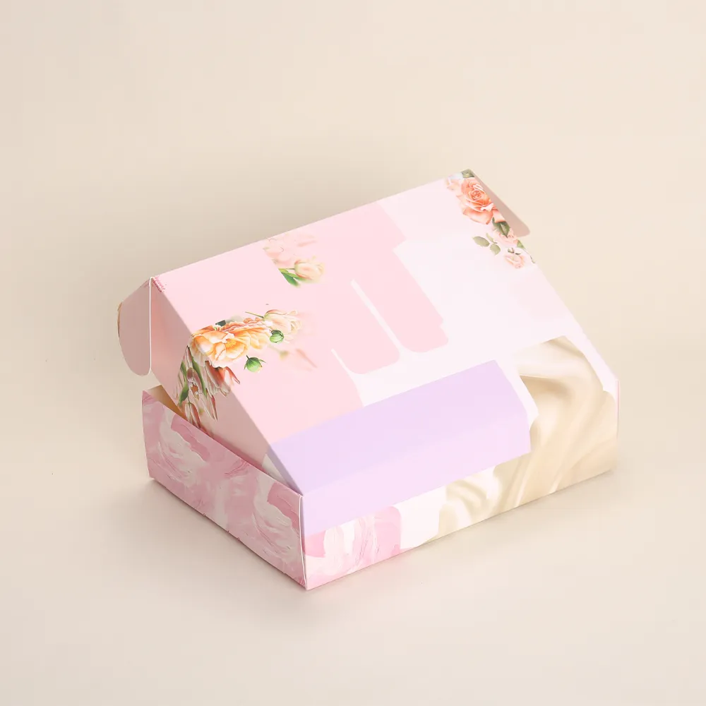 Floral Printed Airplane Gift Box