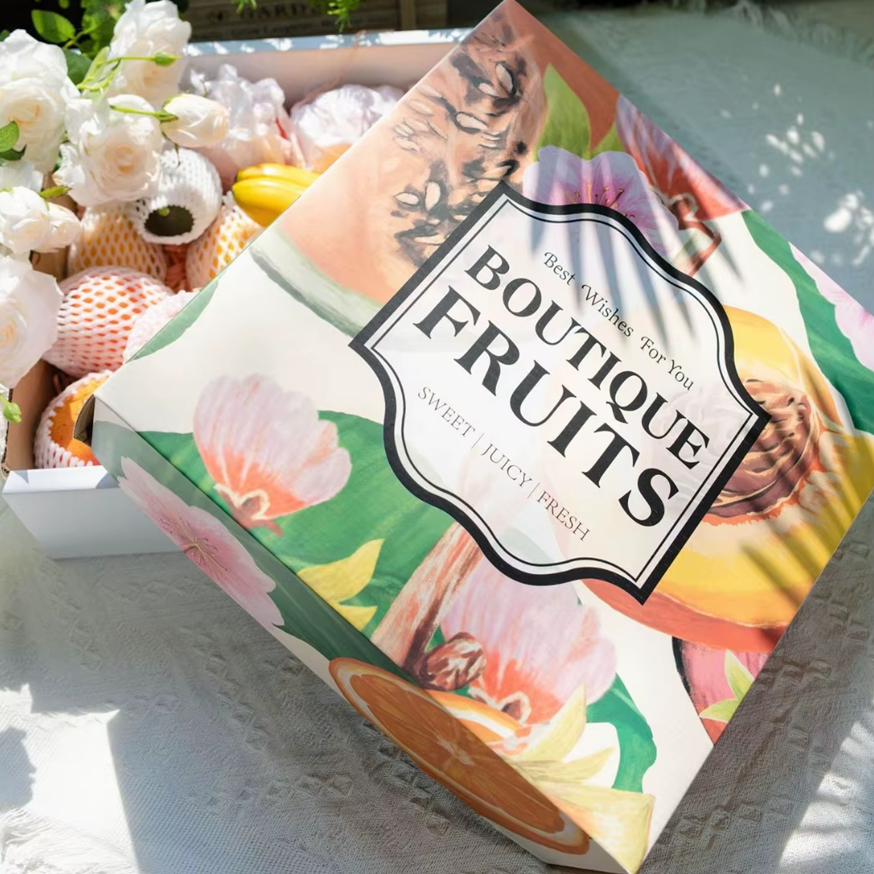 Food Packaging Customized with Four-color Printing Corrugated Boxes