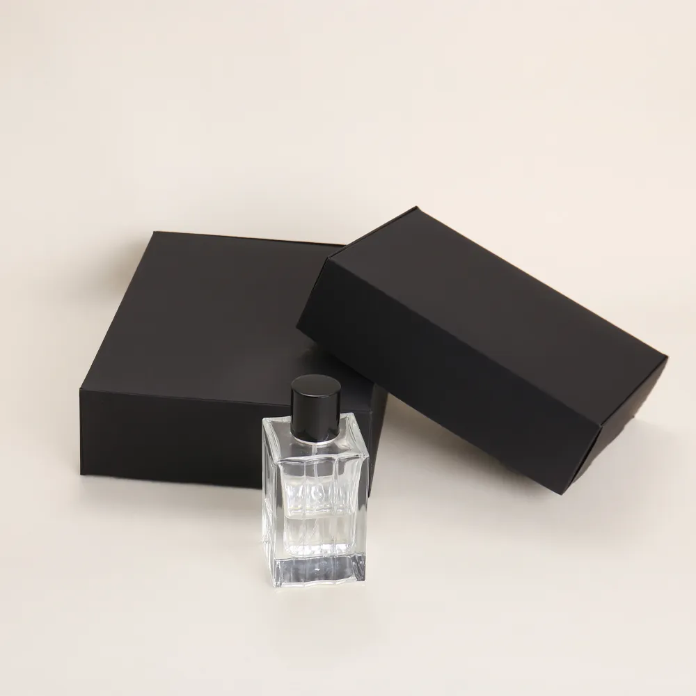 Matte Black Rectangular Mailer Gift Box