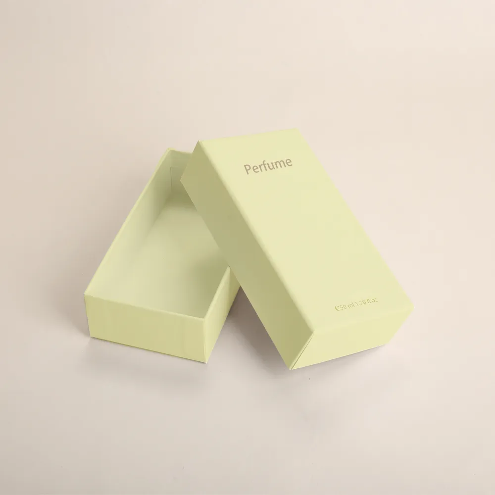 Pale Green 50ml Perfume Rigid Box with Window