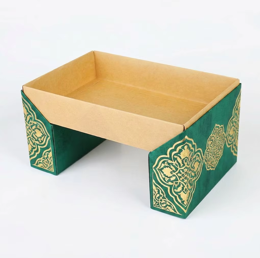 Recycled Krift Paper Sushi Box Togo Lamination Folded Paper Sushi Packaging Box
