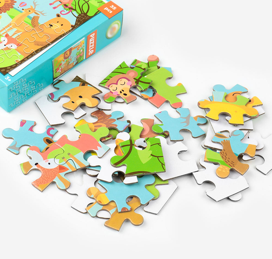 Custom Puzzle Printed Puzzle Small Pieces Jigsaw Puzzles Playing Education Toy High Quality for Kids