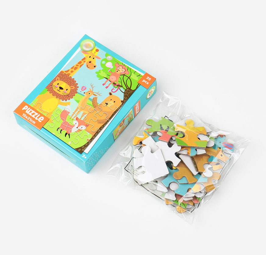 Custom Puzzle Printed Puzzle Small Pieces Jigsaw Puzzles Playing Education Toy High Quality for Kids