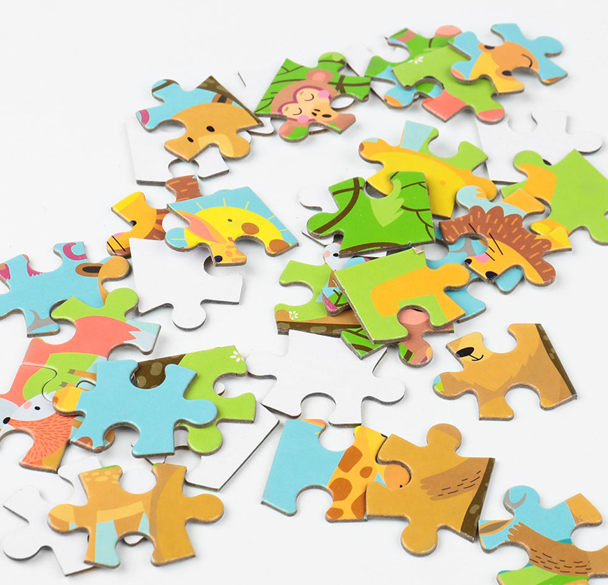 Custom Puzzle Printed Puzzle Small Pieces Jigsaw Puzzles Playing Education Toy High Quality for Kids - alternate view